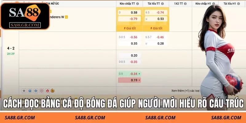 Cách đọc bảng cá độ bóng đá giúp người mới hiểu rõ cấu trúc kèo Cách đọc bảng cá độ bóng đá giúp người mới hiểu rõ cấu trúc kèo